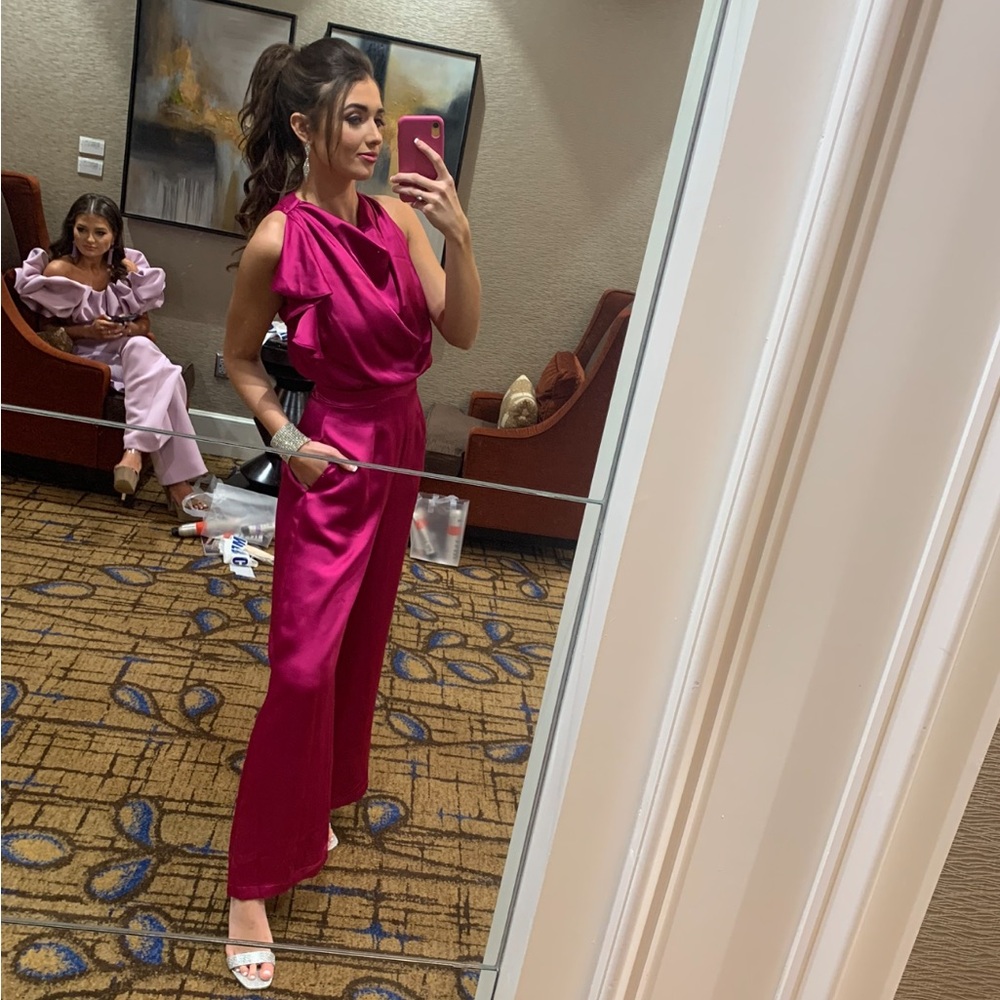 Elegant Pink Jumpsuit